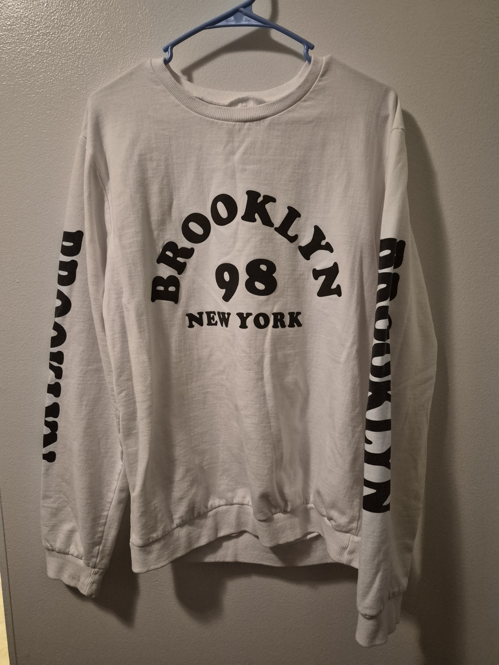Brooklyn 98 Long Sleeve Tee - White